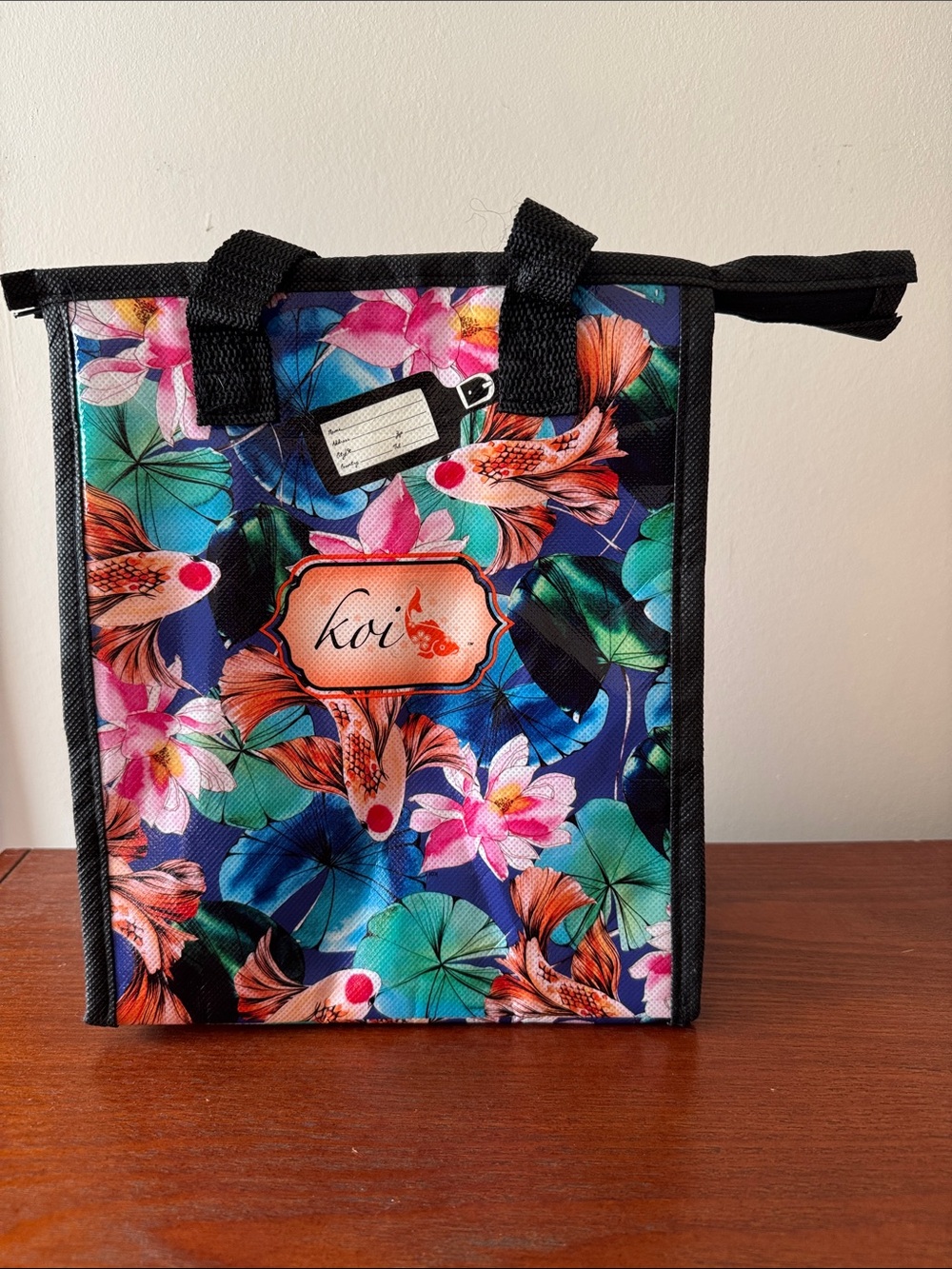 koi Koi Fish Floral Insulated Bag